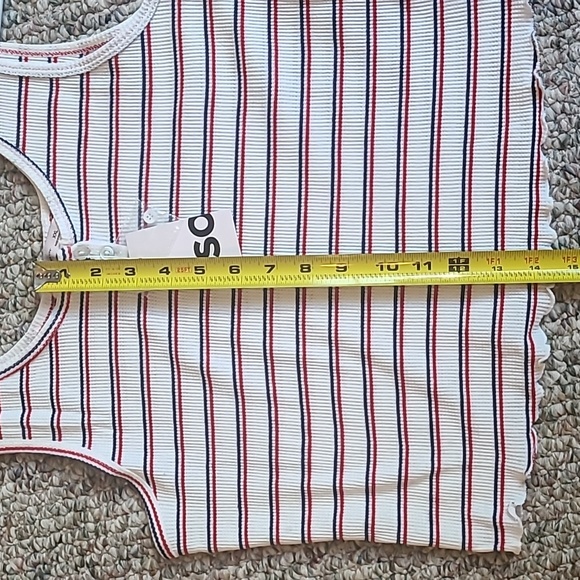 SO BRAND WOMENS JUNIOR SIZE STRIPED SUMMER TANK TOP SIZE XXL - Picture 12 of 13